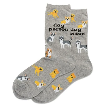 Dog Person Crew Grey