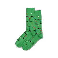 Hotsox Men's Golf Crew Socks 