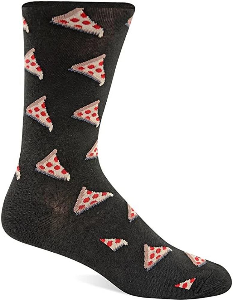 Hotsox Men's Pizza Crew Socks