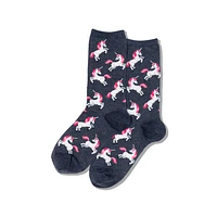 Hotsox Women's Unicorn Crew Socks