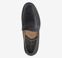 Cresswell Black Leather Venetian Loafer