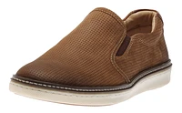 McGuffey Perforated Tan Brown Leather Slip-On Sneaker