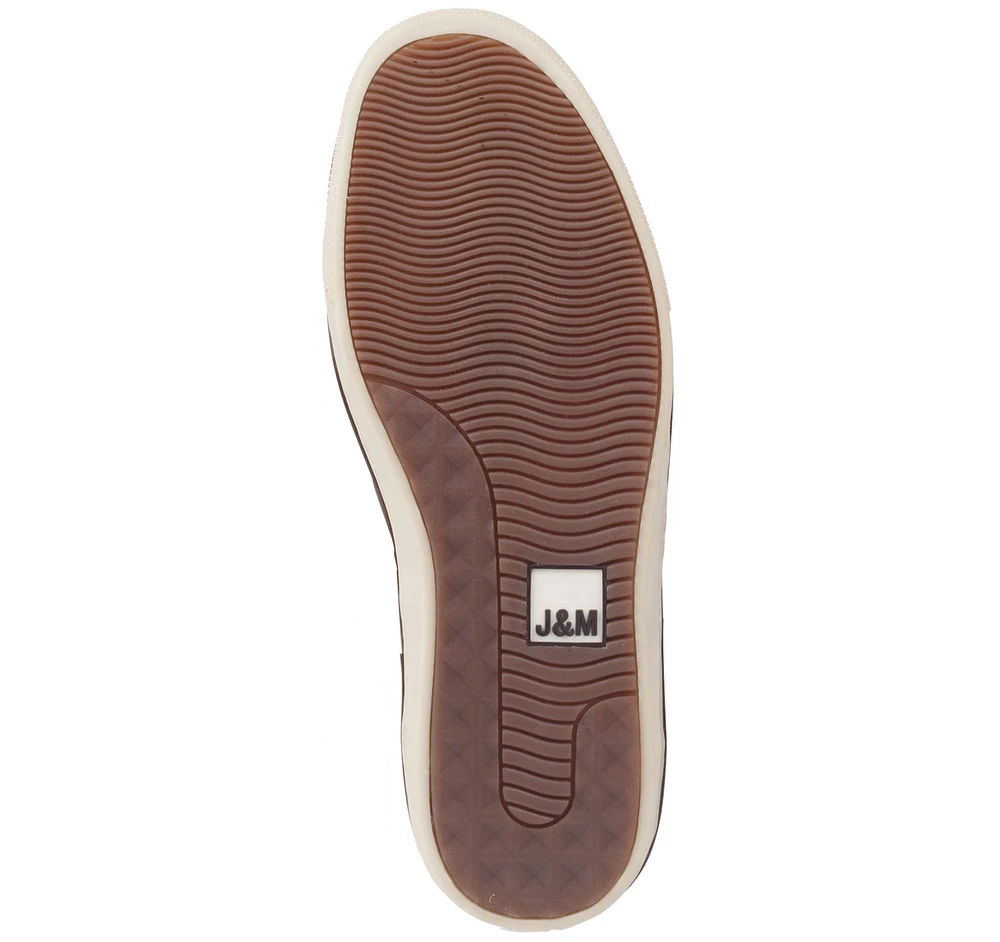 McGuffey Perforated Tan Brown Leather Slip-On Sneaker