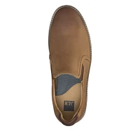 McGuffey Tan Brown Leather Slip-On Sneaker