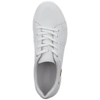 Caren 01 Leather Lace-Up Sneaker