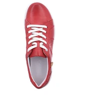 Caren 01 Leather Lace-Up Sneaker