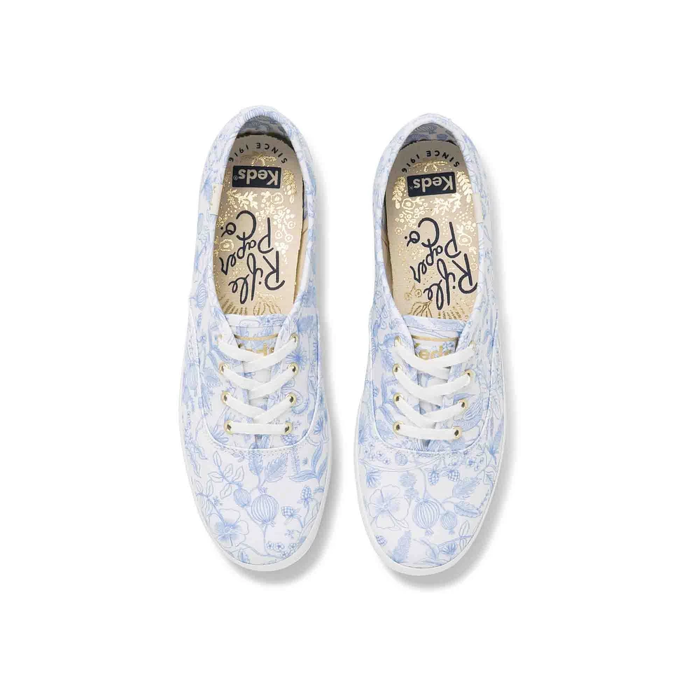 Keds x Rifle Paper Co. Champion Aviary Lace-Up Canvas Sneaker