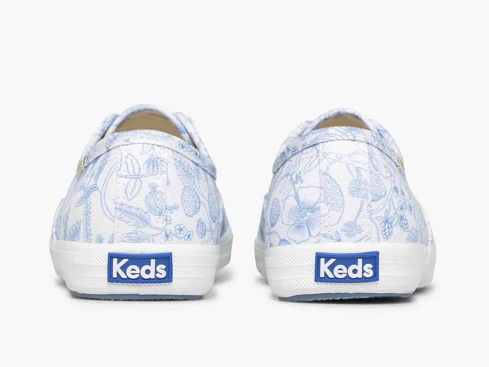 Keds x Rifle Paper Co. Champion Aviary Lace-Up Canvas Sneaker