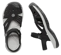 Rose Black Sports Sandal