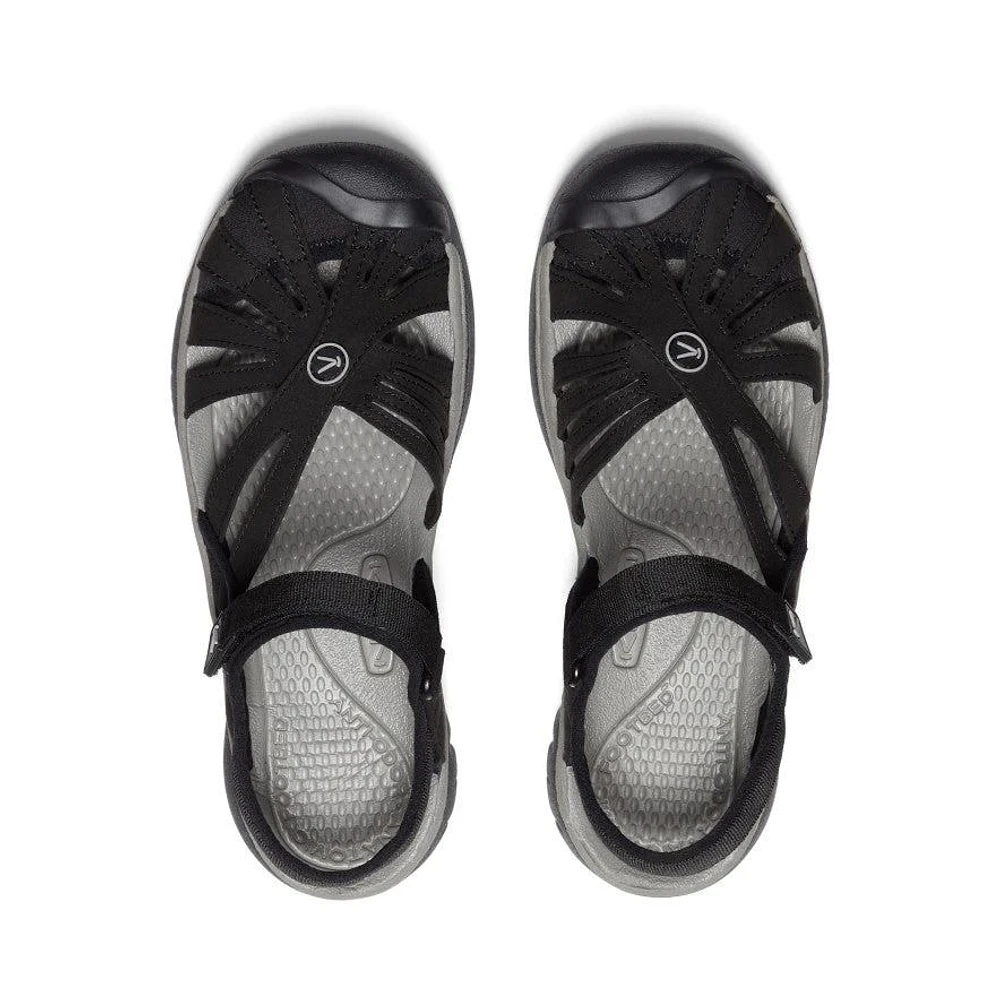 Rose Black Sports Sandal