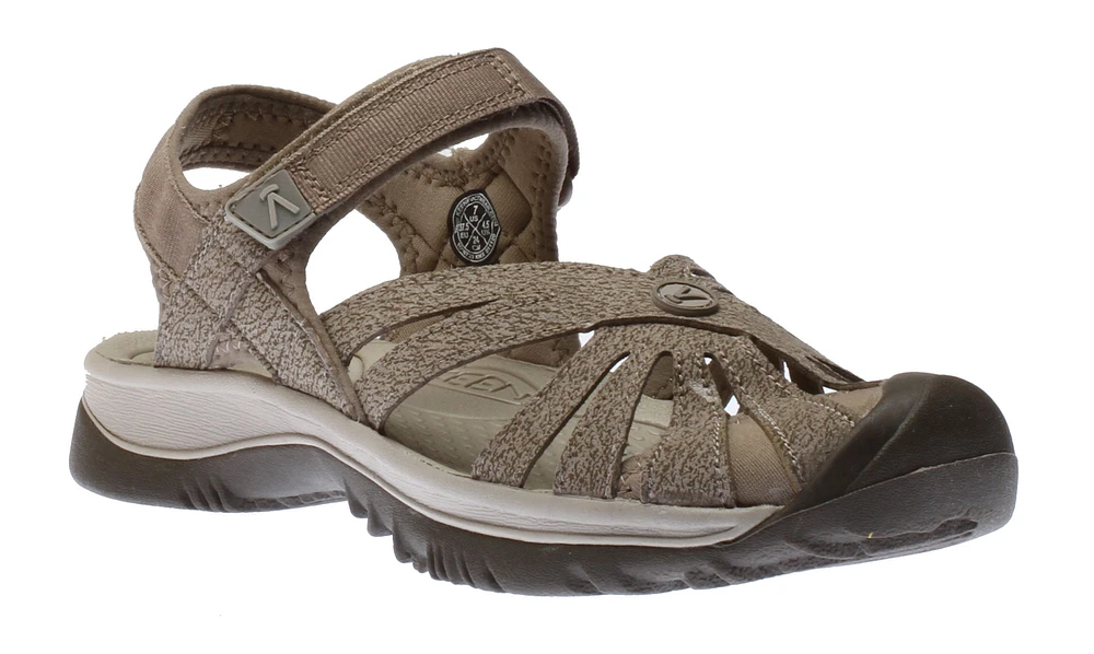 Rose Brindle Beige Brown Sports Sandal