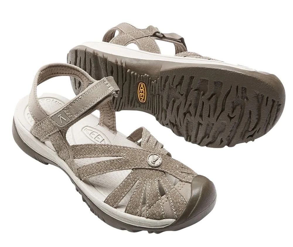 Rose Brindle Beige Brown Sports Sandal