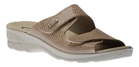 Slide 2 Sabia Beige Double Strap Wedge Sandal