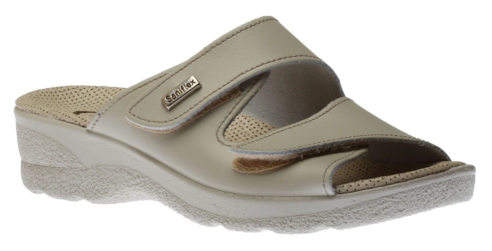 Slide 2 Avori Beige Double Strap Wedge Sandal