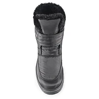 Luna Velcro Black Winter Boot