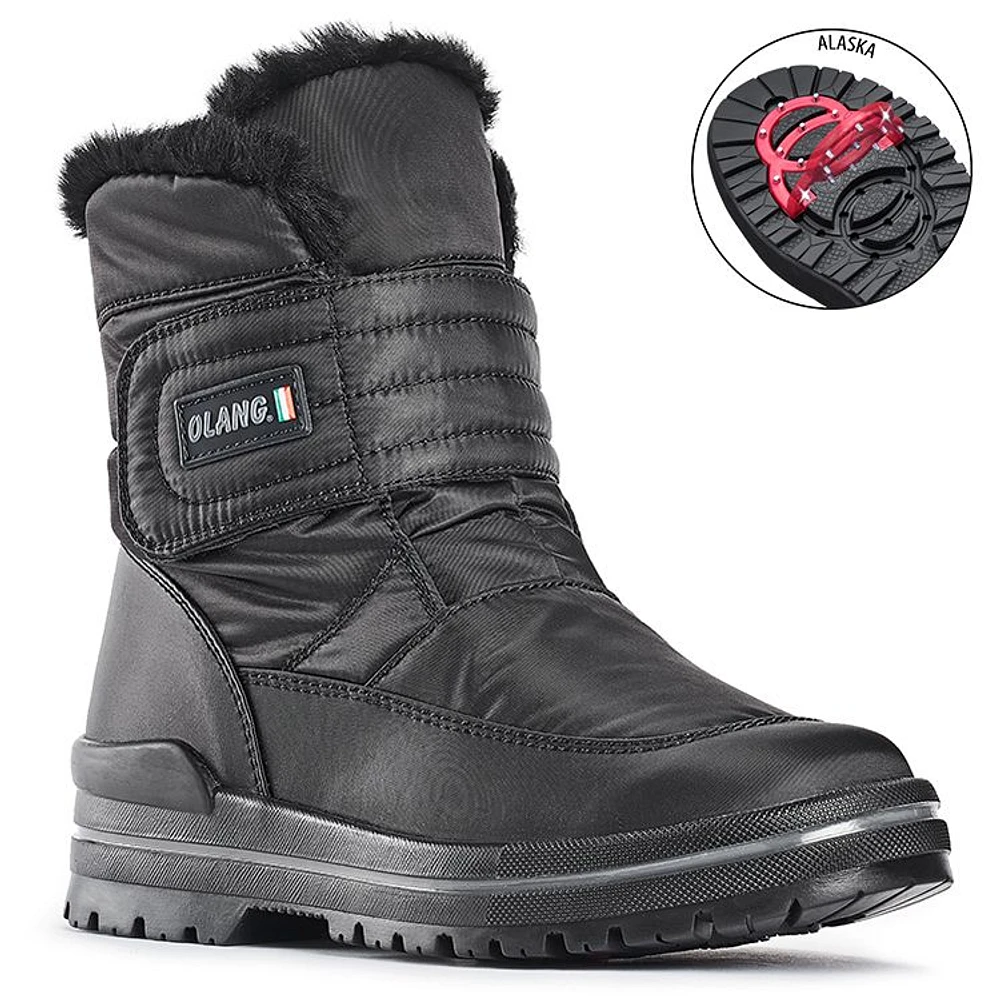 Luna Velcro Black Winter Boot