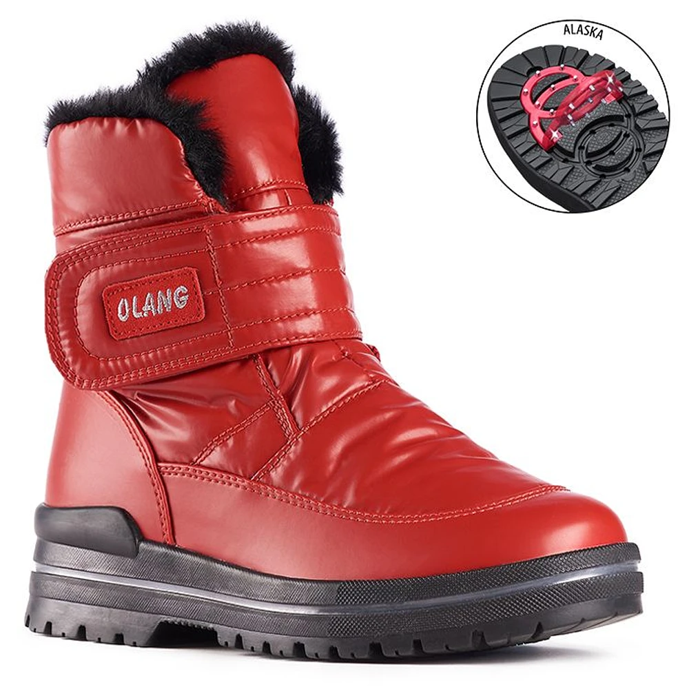 Luna Velcro Rosso Winter Boot