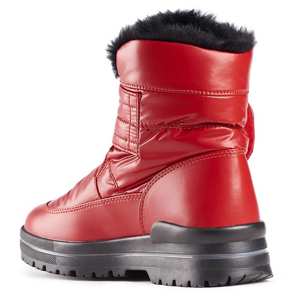 Luna Velcro Rosso Winter Boot