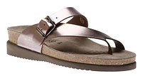 Helen Pink Metallic Thong Sandal