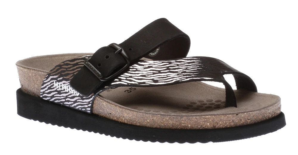 Helen Zebra Thong Sandal