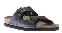 Nerio Scratch Leather Slide Sandal