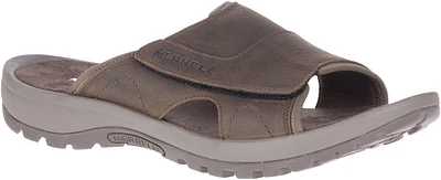 Sandspur 2 Earth Brown Leather Slide Sandal