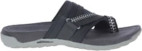 Terran 3 Cush Post Black Wide Width Thong Sandal