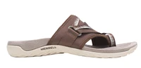 Terran 3 Cush Post Dark Earth Brown Thong Sandal