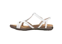 Dorith White Leather Sandal