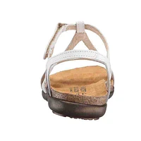 Dorith White Leather Sandal