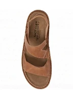 Enid Brown Leather Sandal