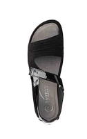 Papaki Black Leather Sandal