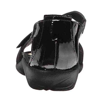 Papaki Black Leather Sandal