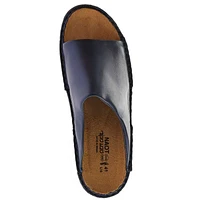 Rome Polar Sea Leather Slide Sandal