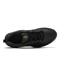 MID626K2 Slip-Resistant Black Leather Sneaker