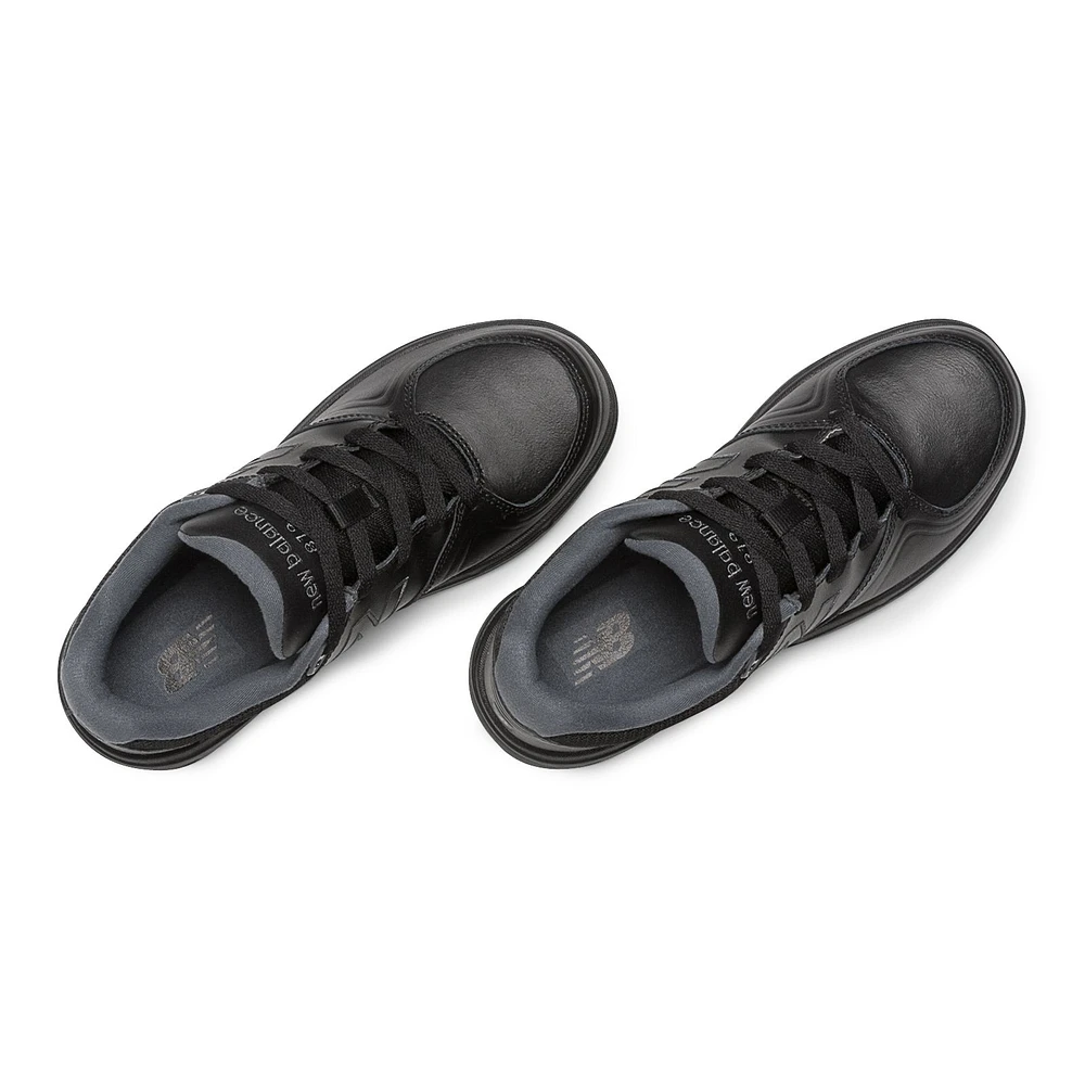 WW813BK Black Leather Walking Shoe