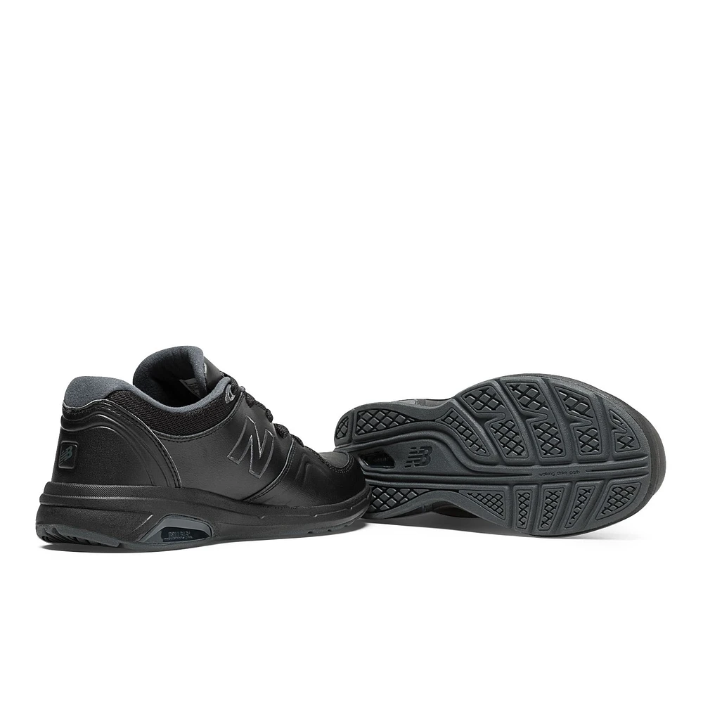 WW813BK Black Leather Walking Shoe