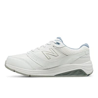 WW928WB3 White Leather Lace-Up Walking Shoe