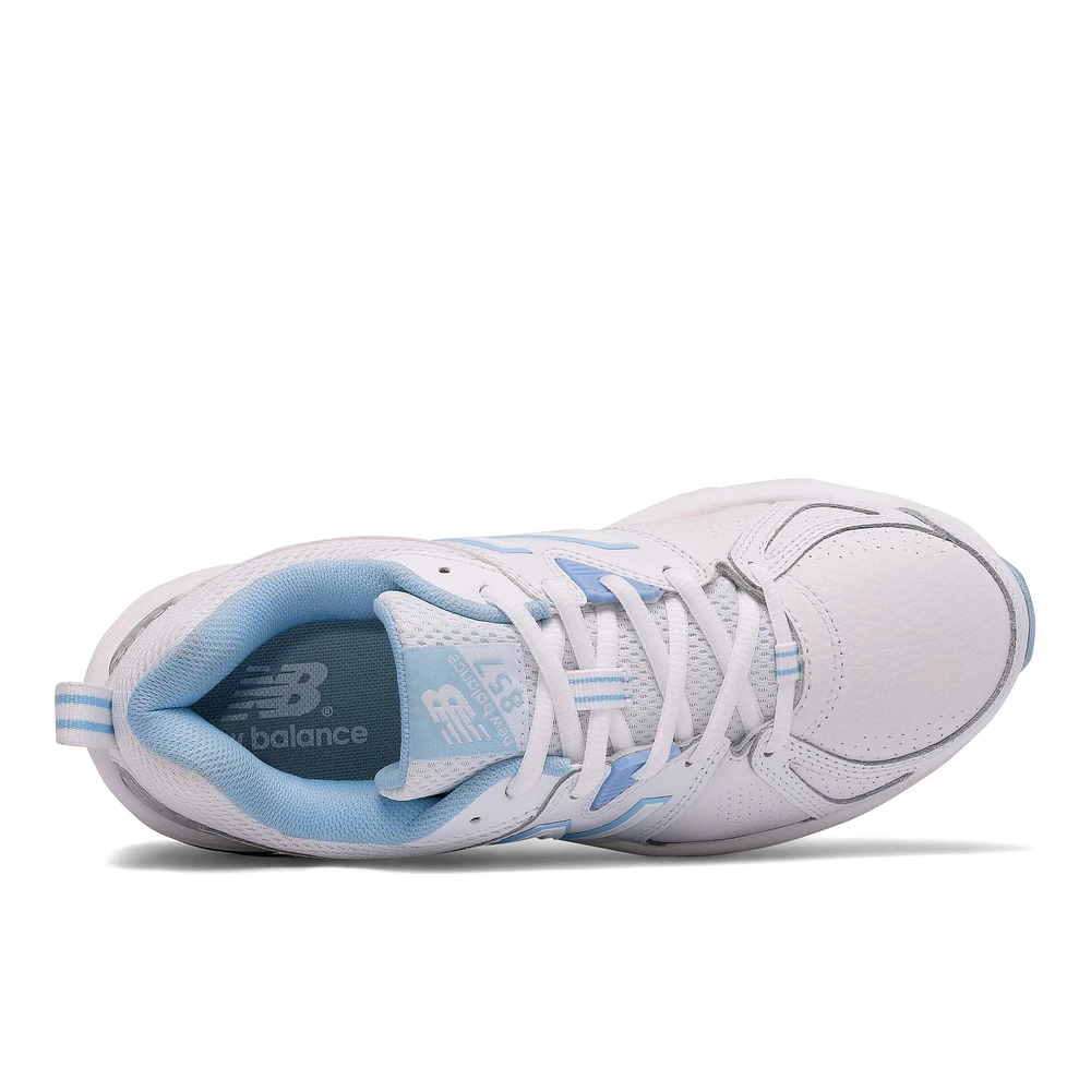 WX857WB2 White Leather Cross-Training Shoe