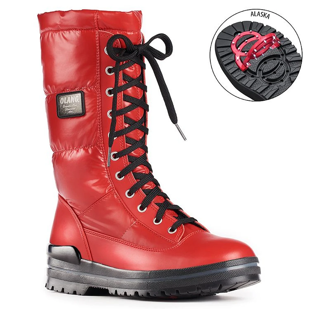 Glamour Red Winter Boot