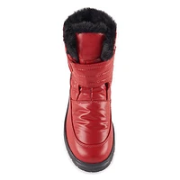 Luna Velcro Rosso Winter Boot