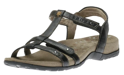 Trophy Leather T-Strap Sandal