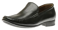 Cresswell Black Leather Venetian Loafer