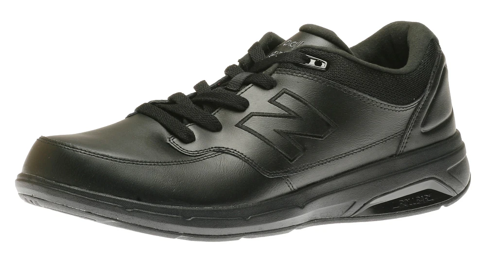 MW813BK Black Leather Walking Shoe