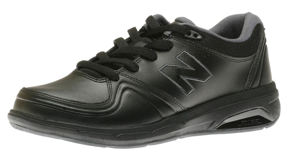 WW813BK Black Leather Walking Shoe