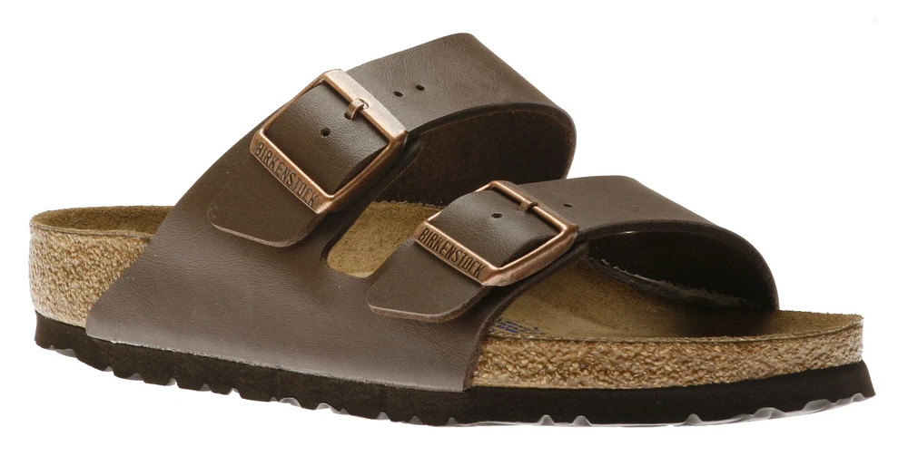 Arizona Soft Footbed Birko-Flor Brown Slide Sandal