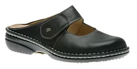 Stanford Black Leather Clog