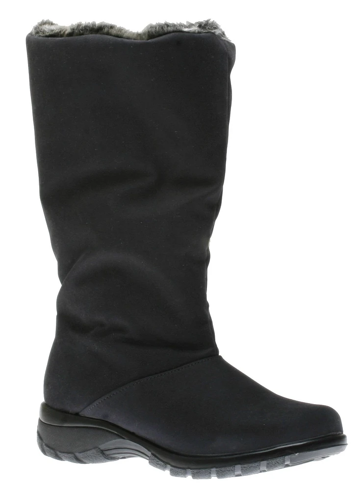 Janet Black Mid-Calf Winter Boot