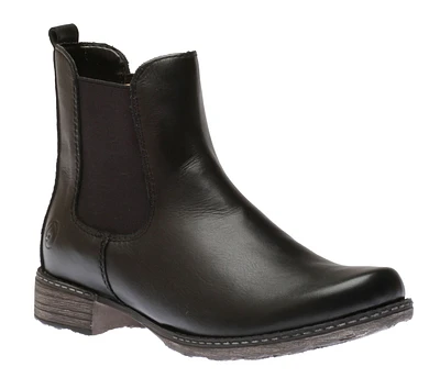 Odeon Black Leather Chelsea Boot