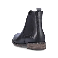 Odeon Black Leather Chelsea Boot